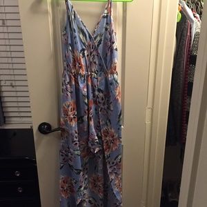 Floral High Low Romper